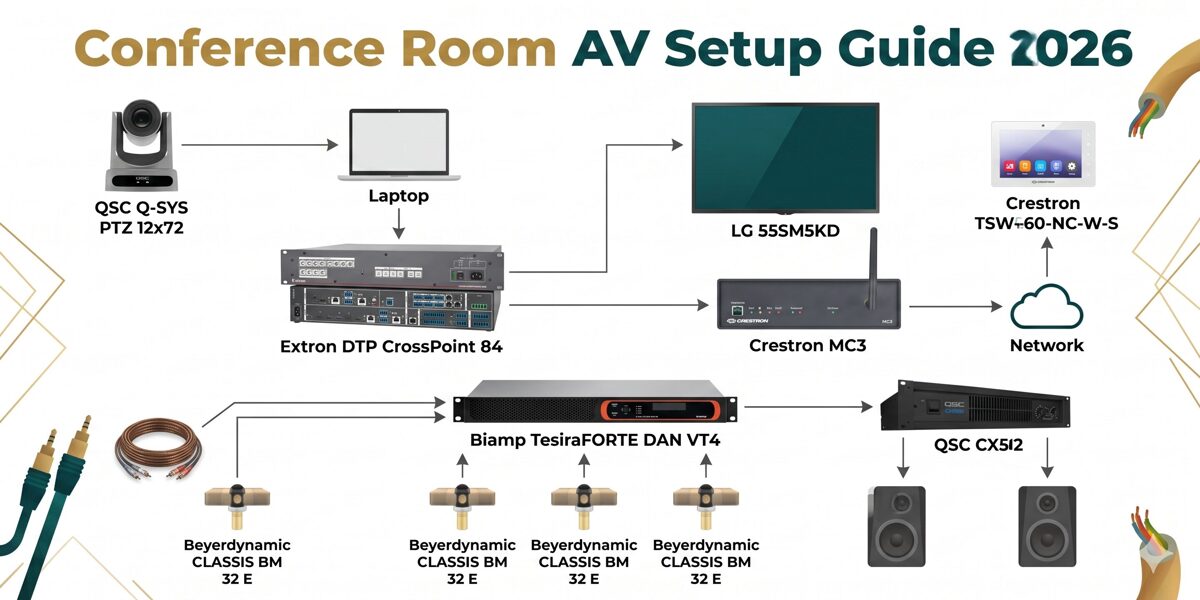 Conference Room AV Setup for Executive Boardrooms: Premium Design Strategies – Blog